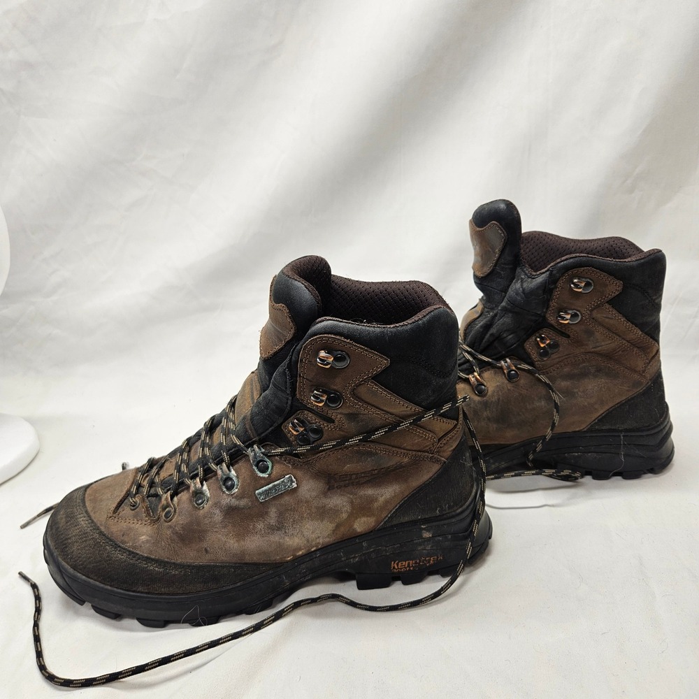 Kenetrek Slide Rock Hiking Boots Mens 9 Brown Leather Waterproof KE-450-HK